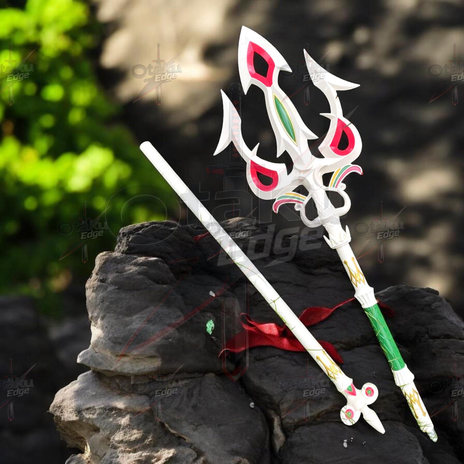 Lightscale Trident — Mipha (Zelda BotW, Metal Replica)